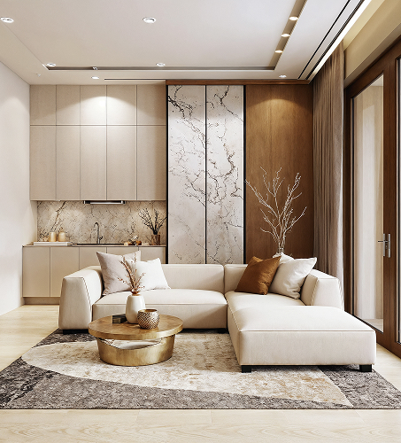 Modern Living Room by Noor Interior